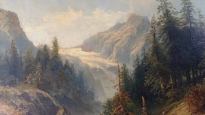 Alpines Landschaftsgemaelde